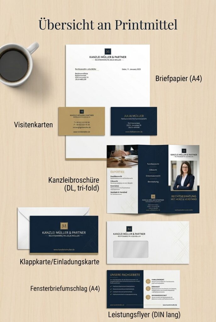 Grafikdesign: Kreative, individuelle Designs, die Ihre Marke perfekt in Szene setzen · Printdesign: Gestaltung von Visitenkarten, Flyer, Broschüren, Plakaten,